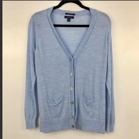 Lands' End Sweaters - Sale🔥Lands'End 100% Merino Wool Sweater 6-8 Blue